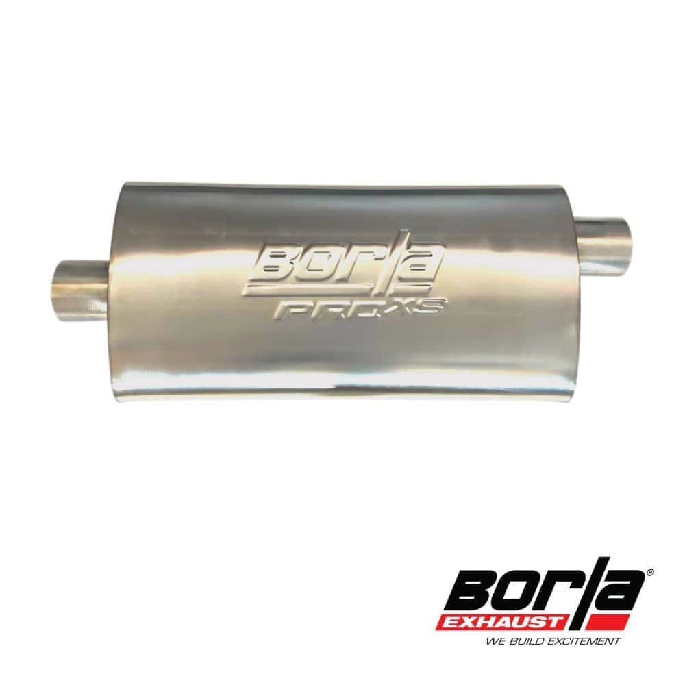 Bora Exhaust muffler for high-performance vehicle sound and durability.
