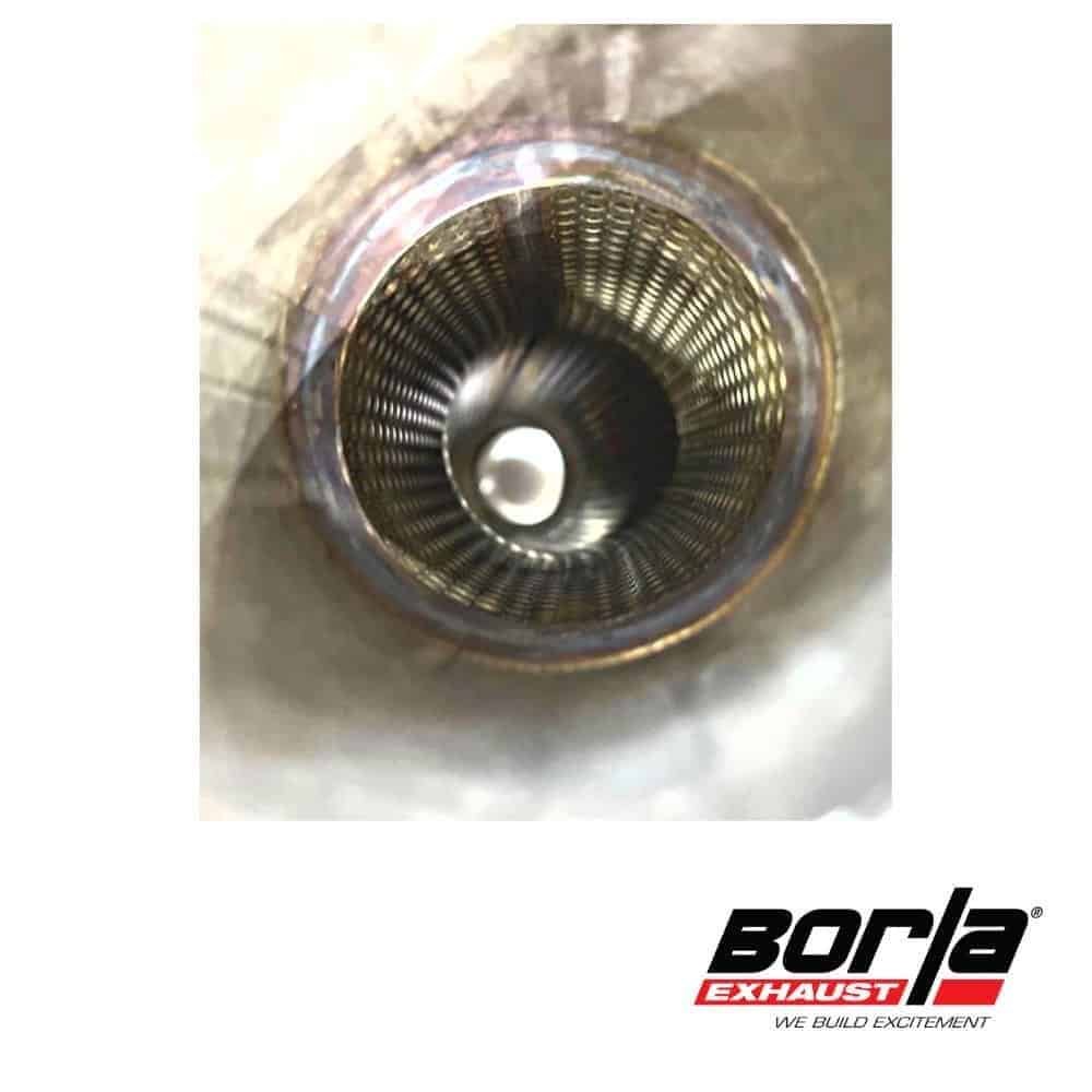 High-quality automotive exhaust component from Borla Exhaust, showcasing precision engineering and d.
