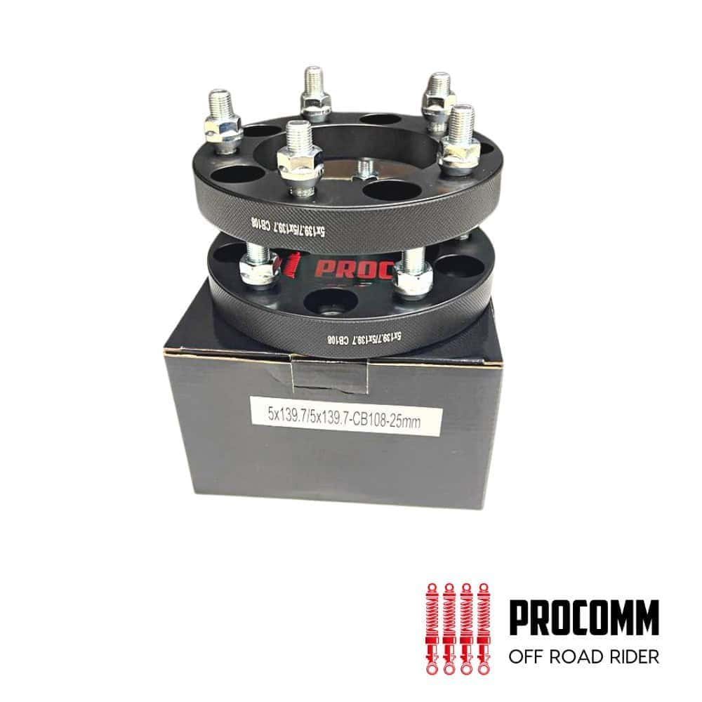 Heavy-duty wheel spacer for off-road vehicles, durable and reliable.