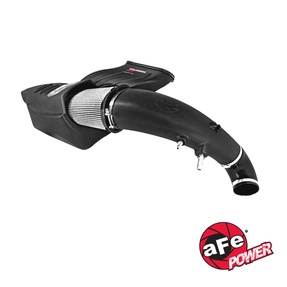Air intake filter and turbocharger component for automotive performance enhancement.