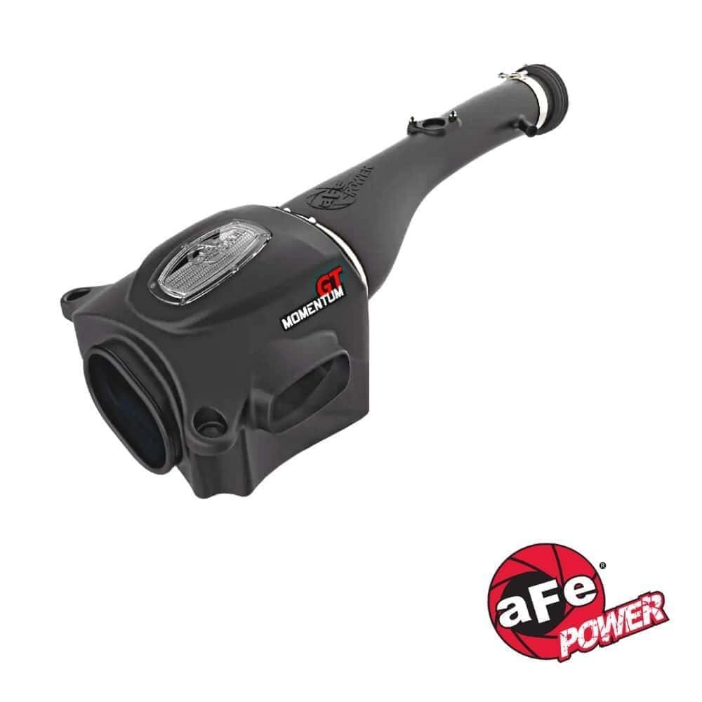 High-performance aFe Power Momentum GT cold air intake for vehicles.