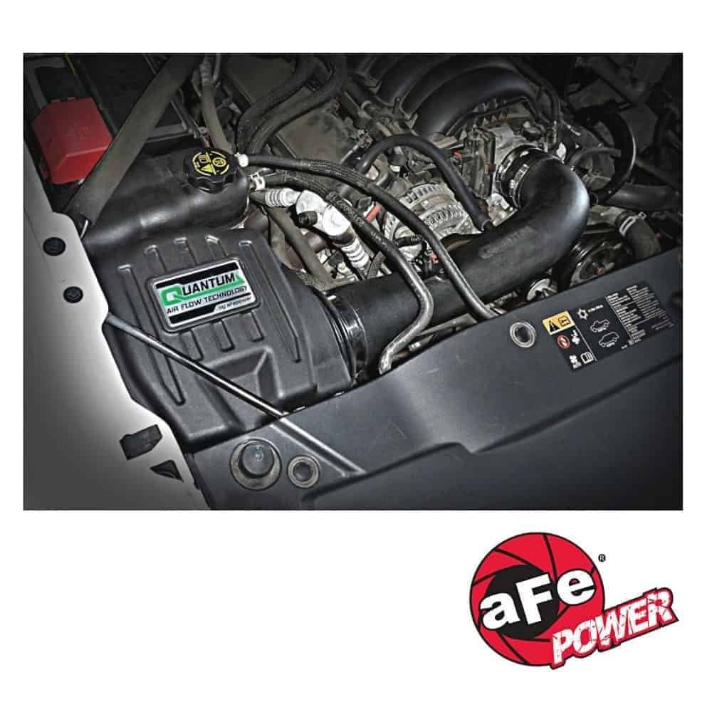 High-performance car engine with advanced technology components and branding.