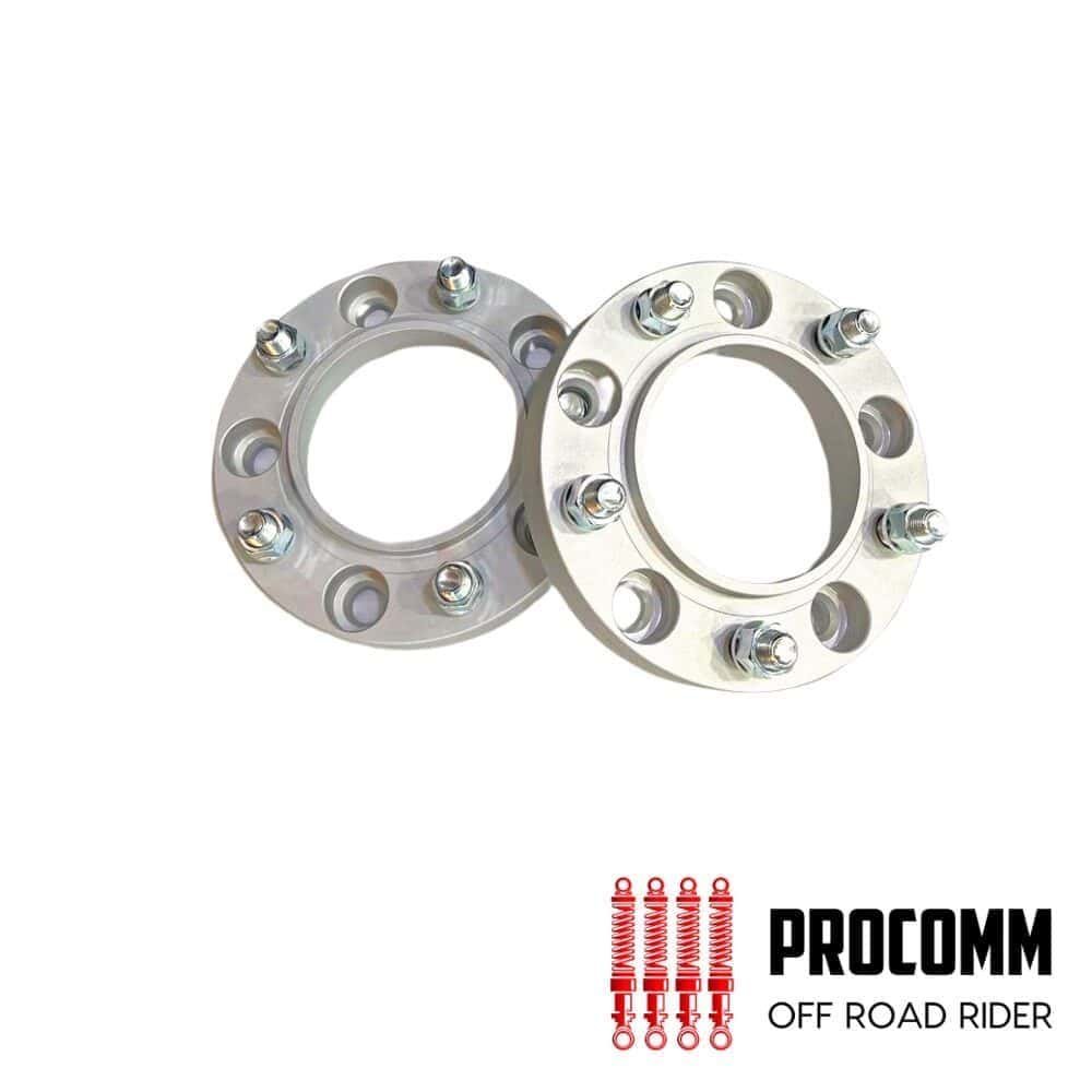 Heavy-duty wheel spacers for off-road vehicles by Al Shiba General Trading.