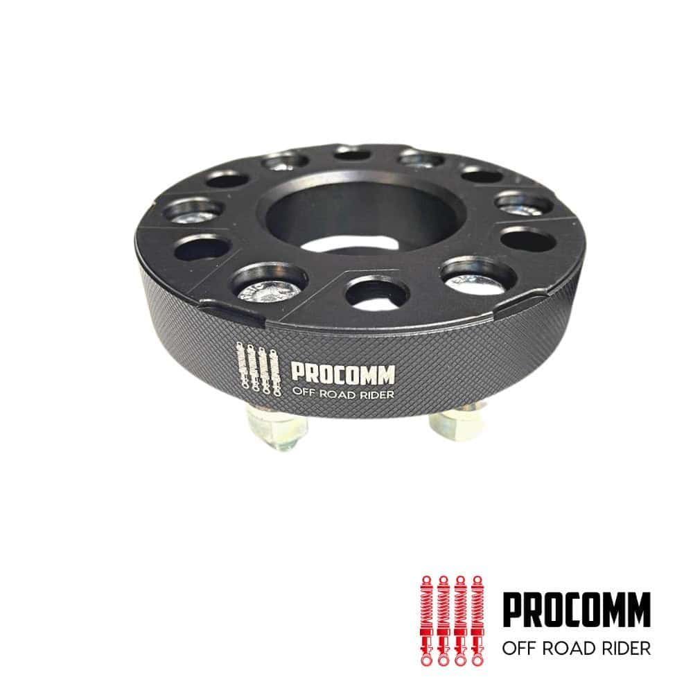 High-quality Procomm off-road rider wheel spacer for enhanced vehicle stability and performance. Dur.
