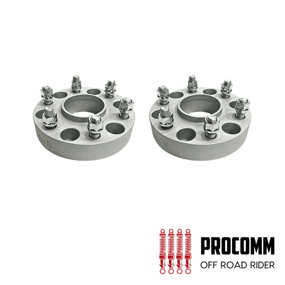 Heavy-duty wheel spacers for off-road vehicles by Al Shiba General Trading.
