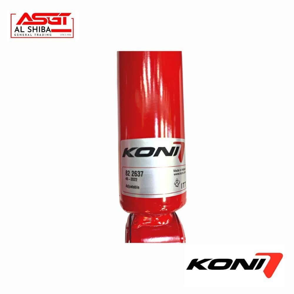 Fire extinguisher with KONI branding for industrial safety and fire protection.