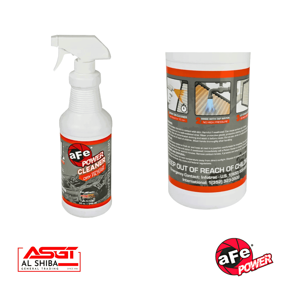 Power Cleaner spray and container for industrial cleaning from Al Shiba General Trading, UAE.