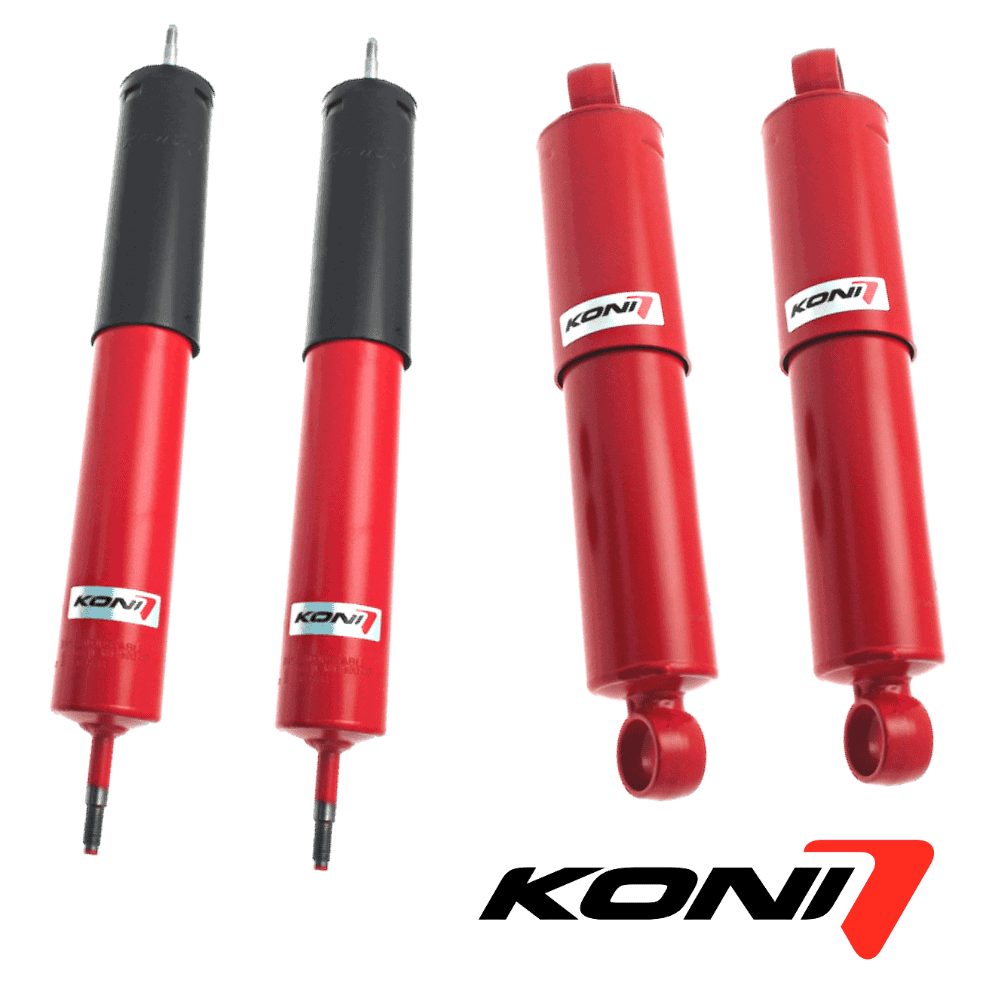High-quality KONI shock absorbers for vehicle suspension systems, durable and reliable.