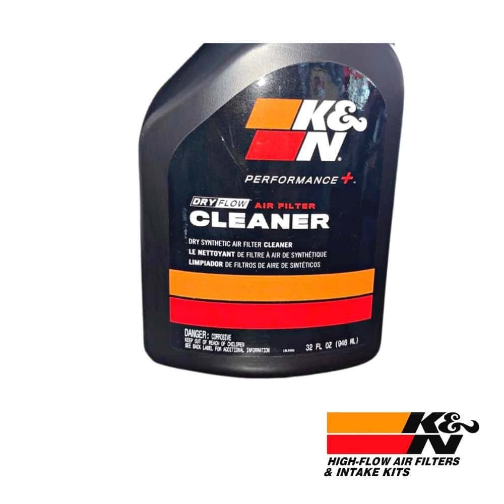 K&N Performance Air Filter Cleaner for automotive synthetic air filters, high-flow filters, and inta.