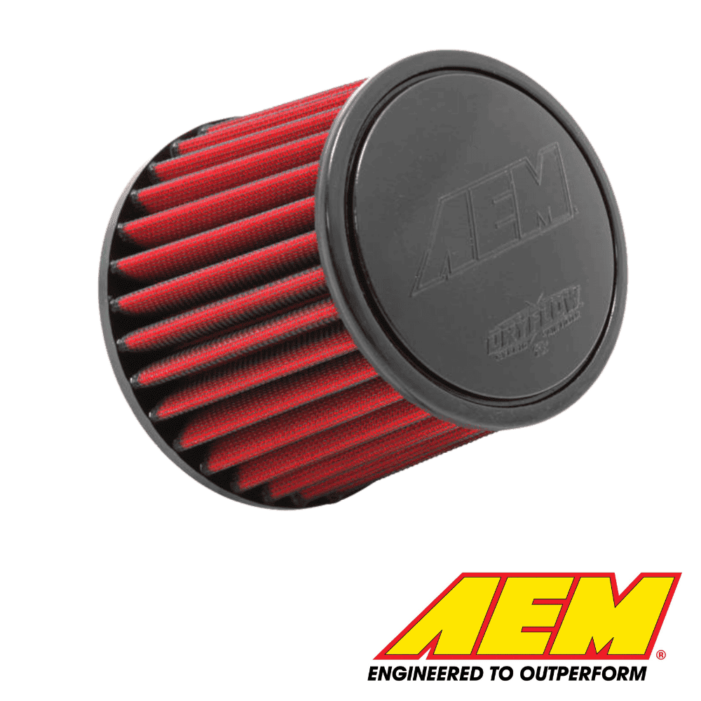 AEM high-performance air filter for automotive engines.