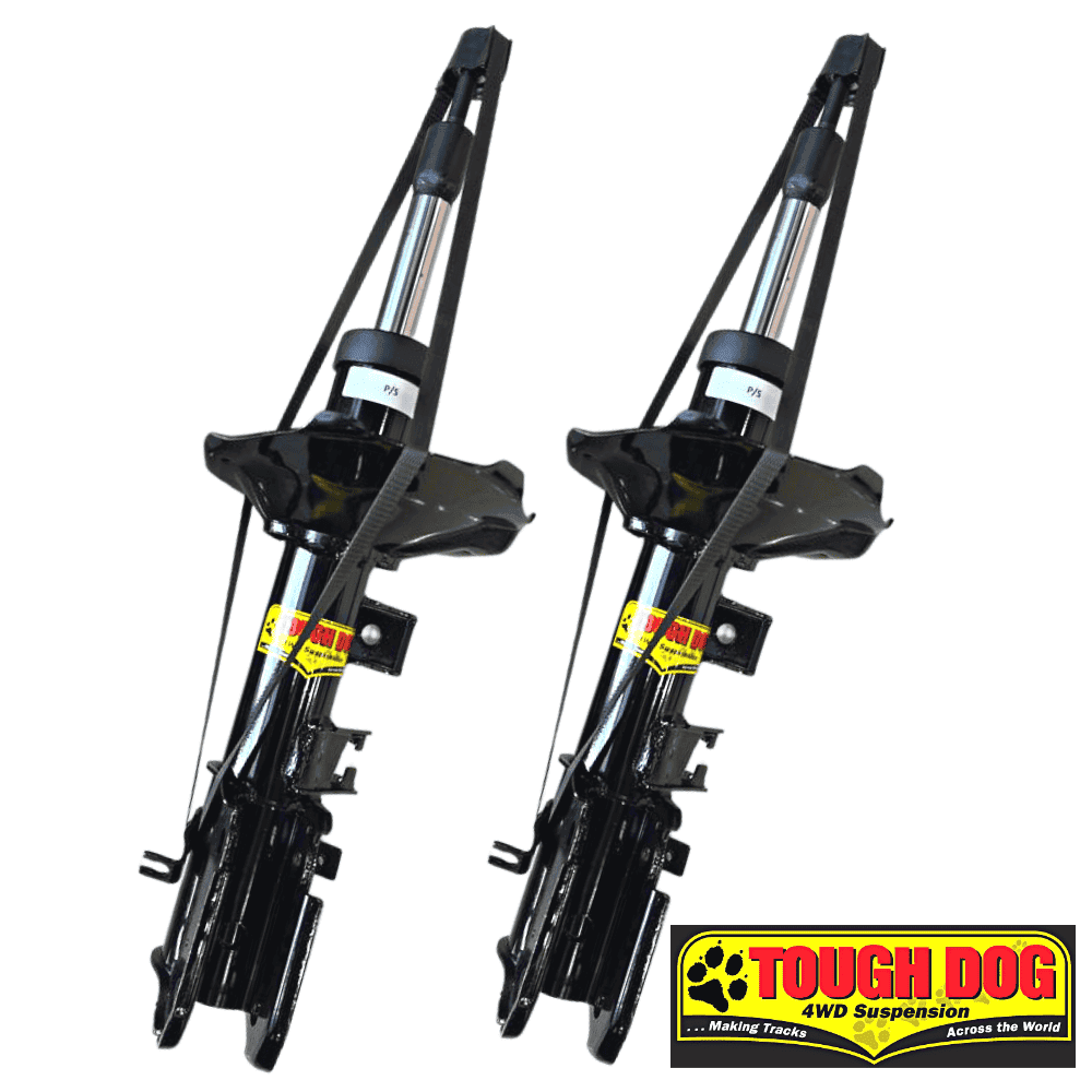Heavy-duty 4WD suspension components for off-road vehicles by Tough Dog.