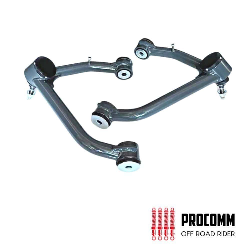 Heavy-duty off-road vehicle suspension arm for rugged terrain.
