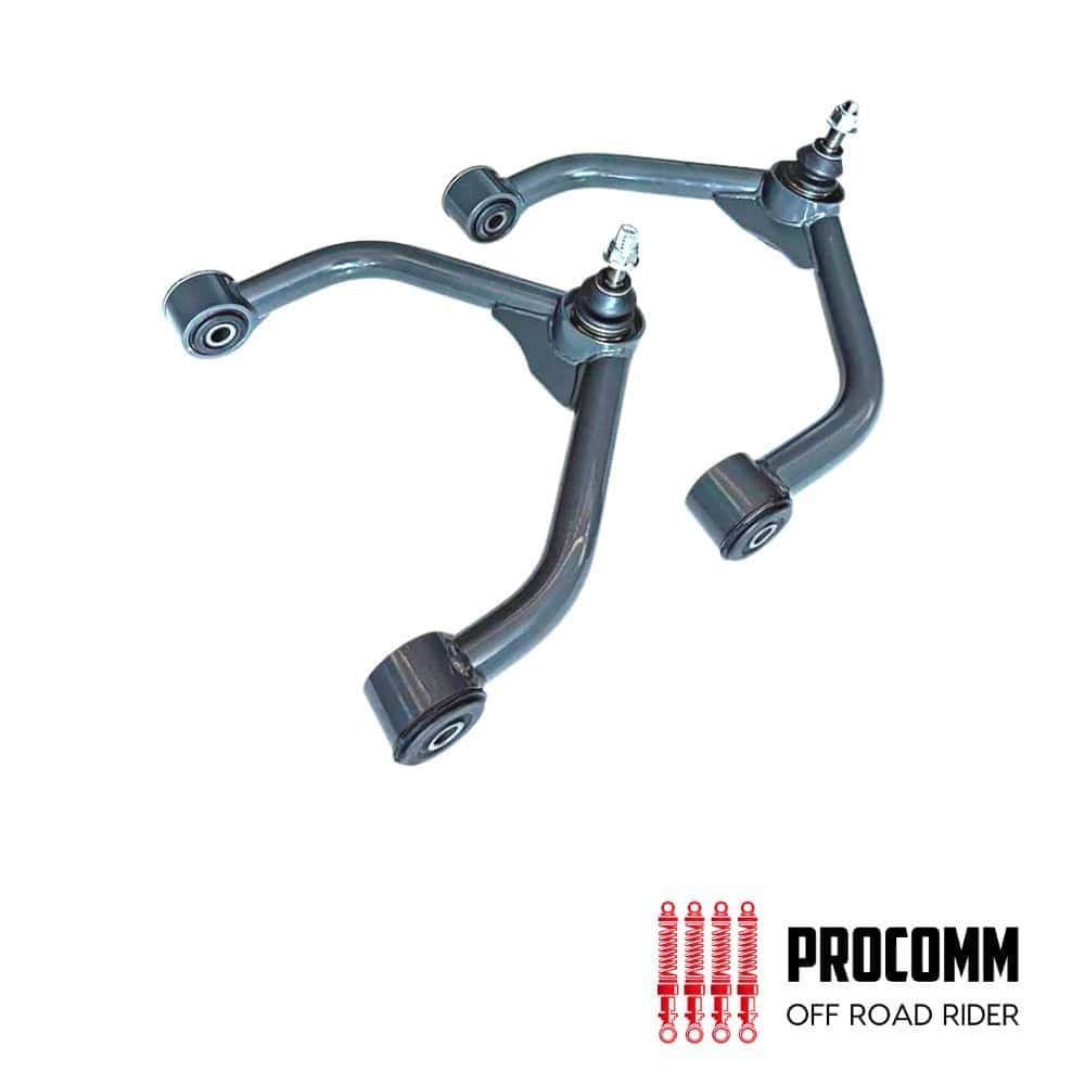 Off-road vehicle suspension control arms for durable performance.