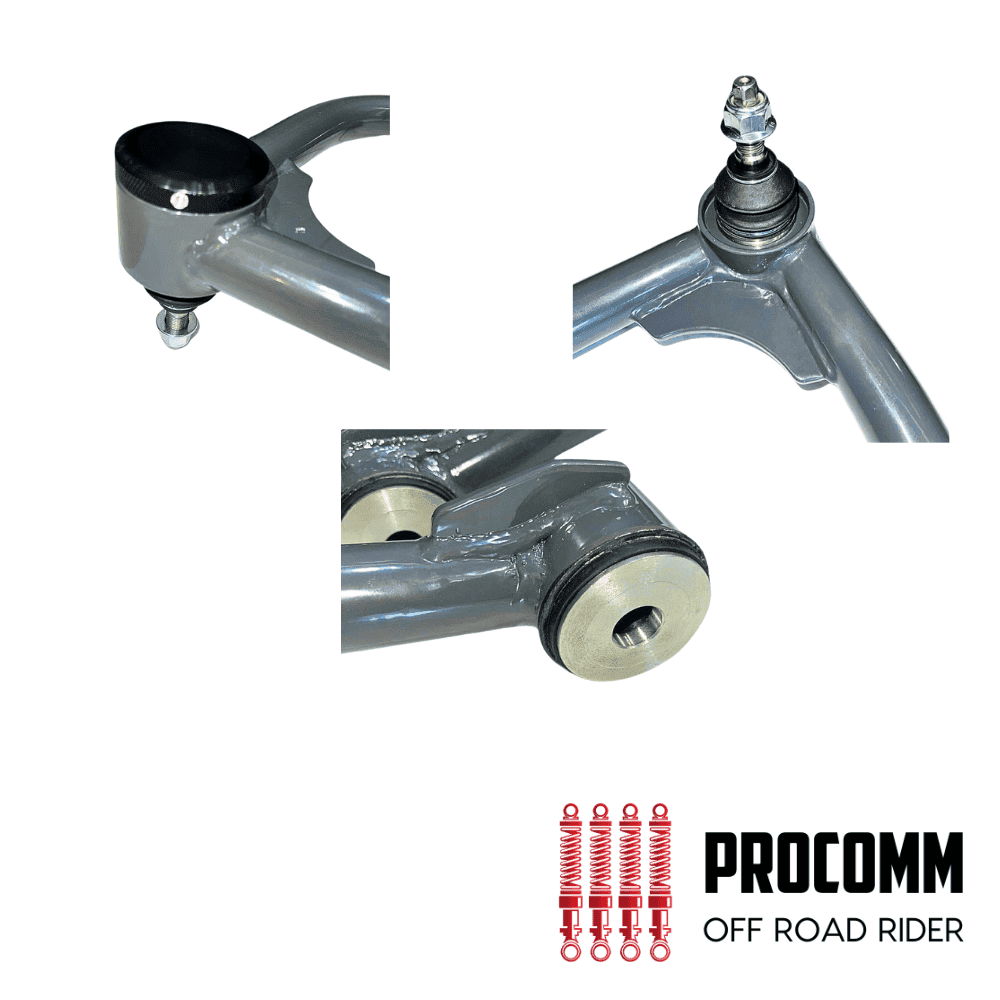 Al Shiba General Trading automotive suspension parts for off-road vehicles.