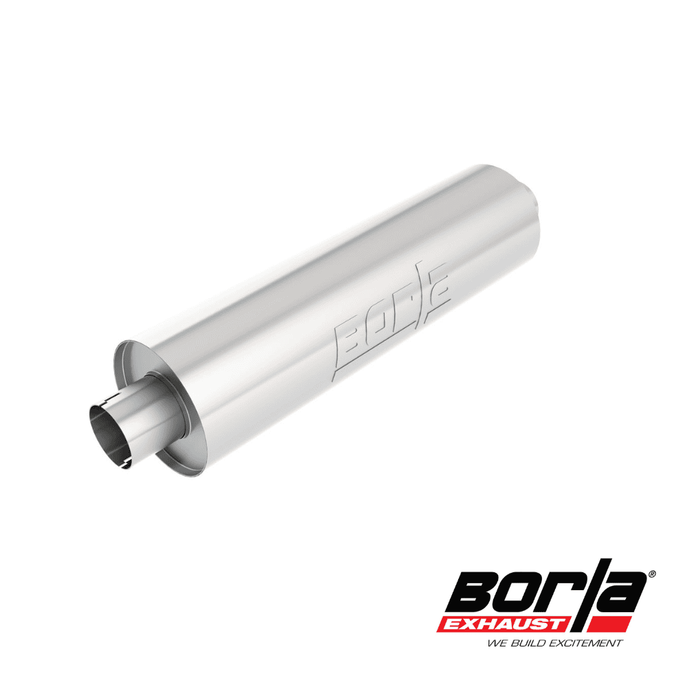 Al Shiba General Trading exhaust muffler for vehicle performance and durability.
