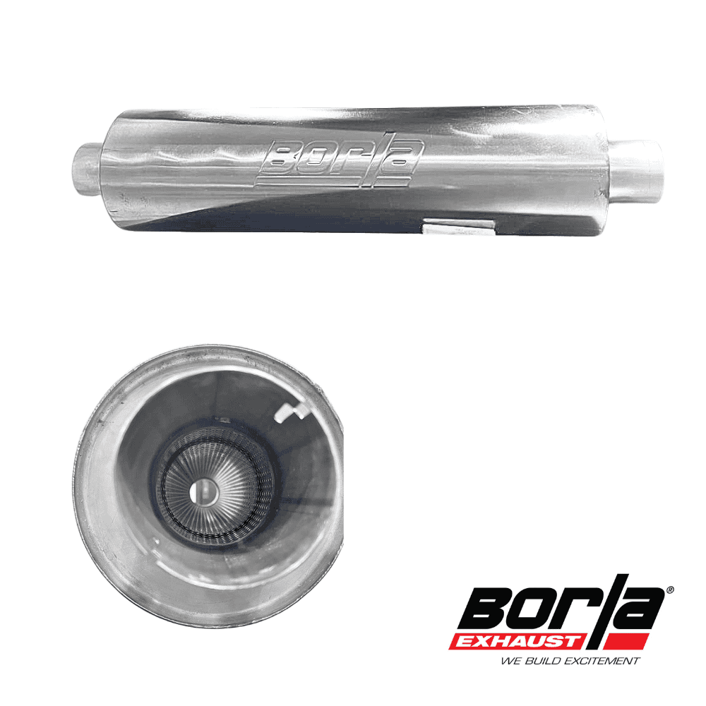 Al Shiba General Trading exhaust pipe and muffler components for industrial use.