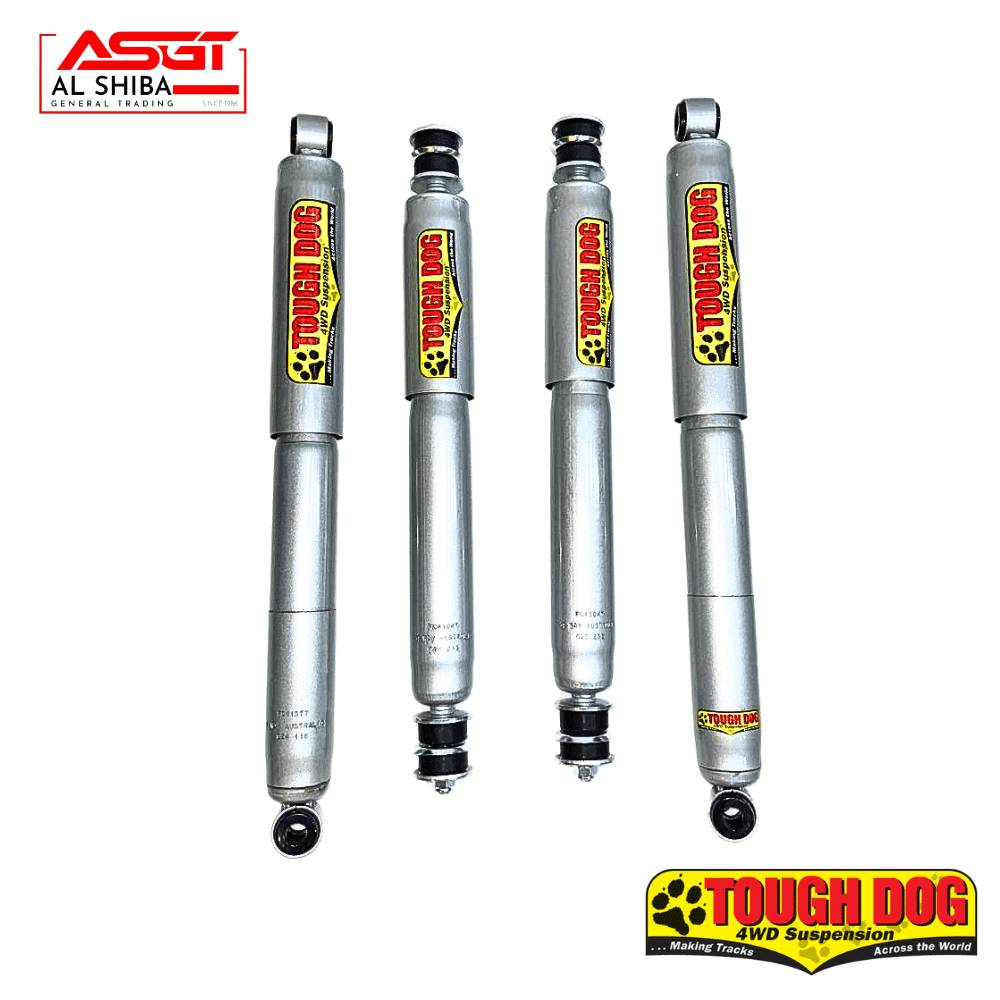 Heavy-duty shock absorbers for off-road vehicles, durable and reliable suspension components.