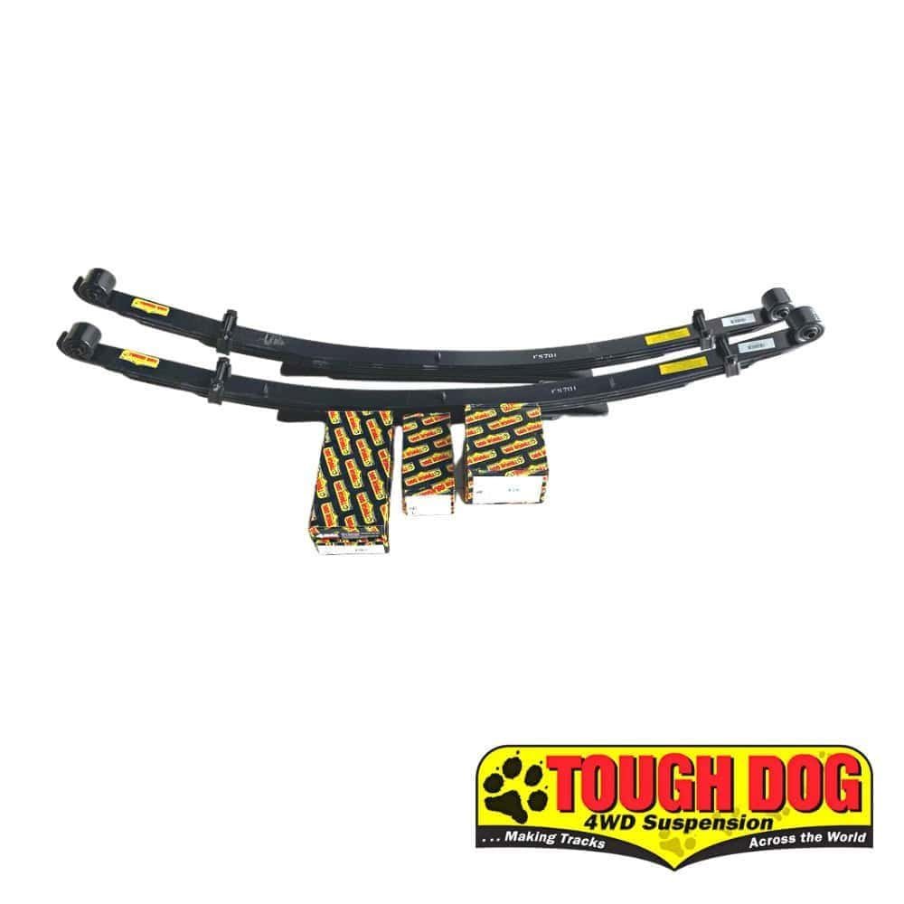 Heavy-duty 4WD suspension components for off-road vehicles.