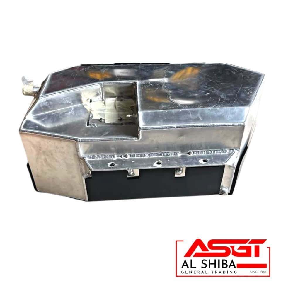Al Shiba General Trading industrial metal equipment with reflective surface.