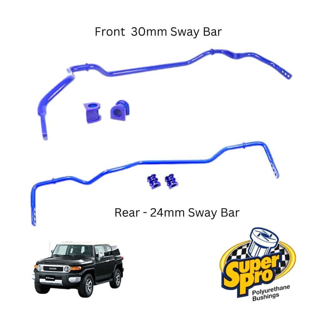 High-quality blue sway bars for vehicle suspension from Al Shiba General Trading.