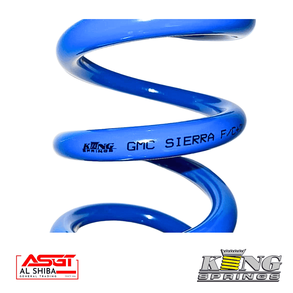 Al Shiba General Trading King Springs GMC Sierra F/Cal suspension coil spring.