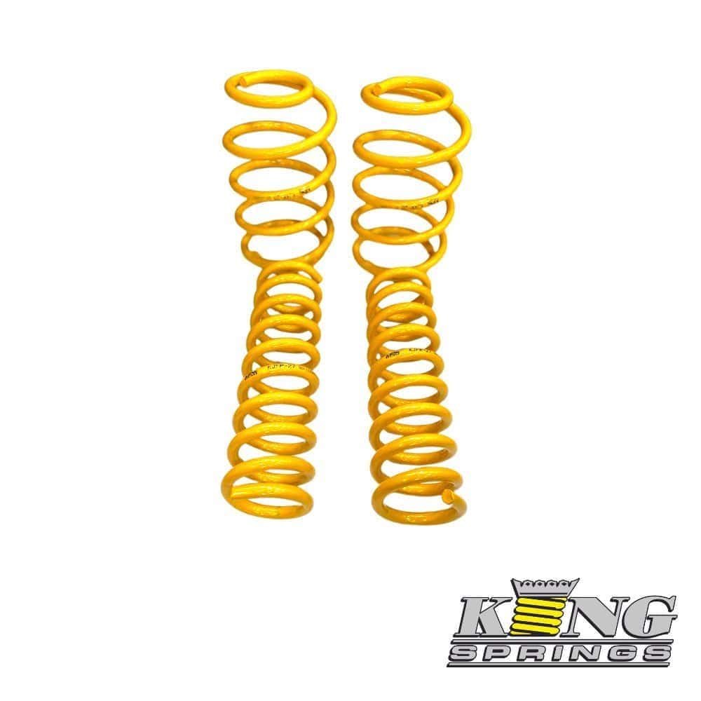 High-quality yellow coil springs for industrial and automotive applications. Durable and reliable su.