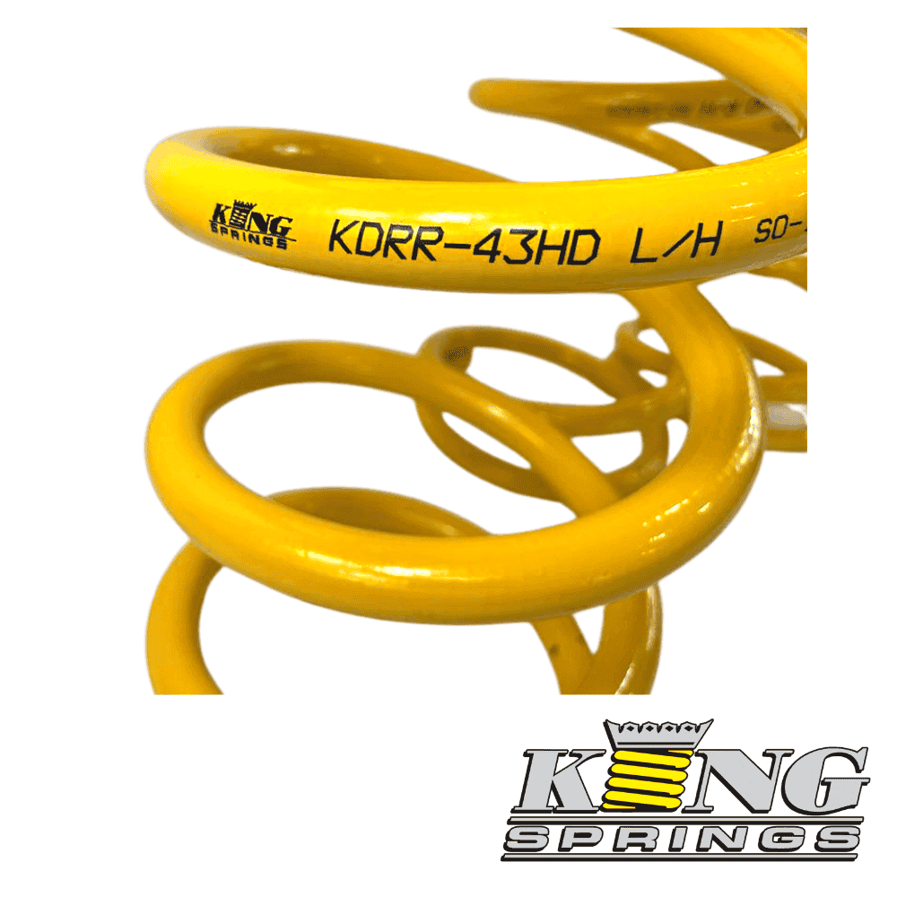 KDRR-43HD yellow coil spring for industrial machinery and equipment.