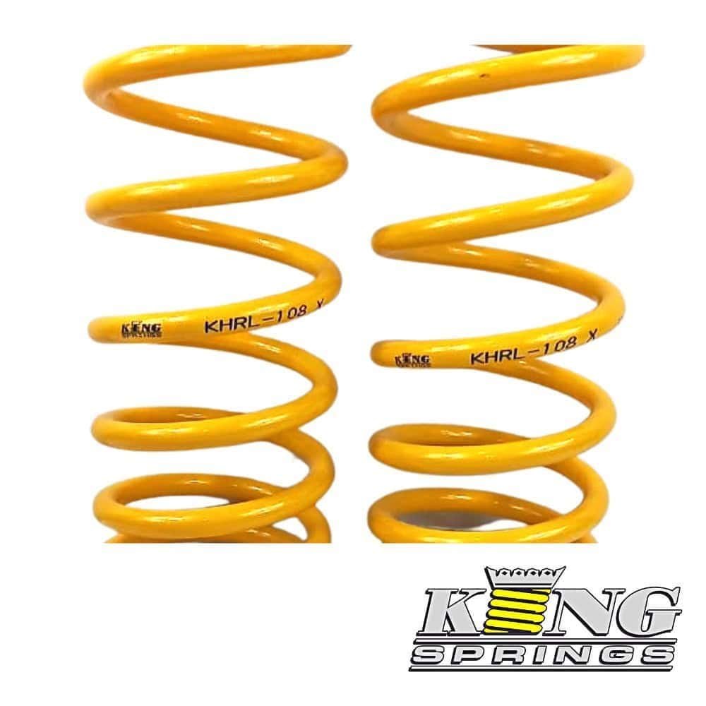 High-quality yellow coil springs for automotive suspension systems. Durable and reliable for enhance.
