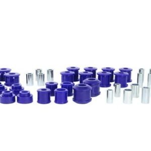 Rubber and metal bushings for industrial machinery and automotive applications.