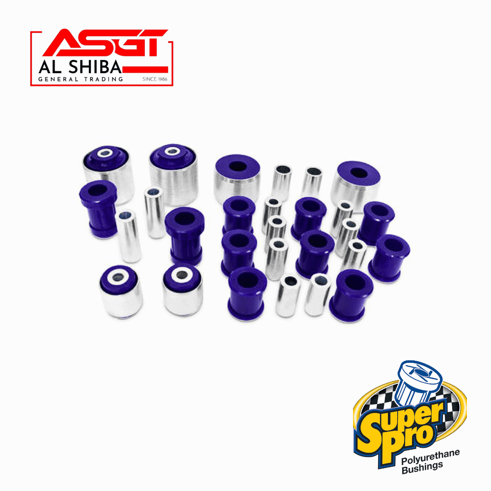 High-quality polyurethane bushings for automotive suspension systems from Al Shiba General Trading.