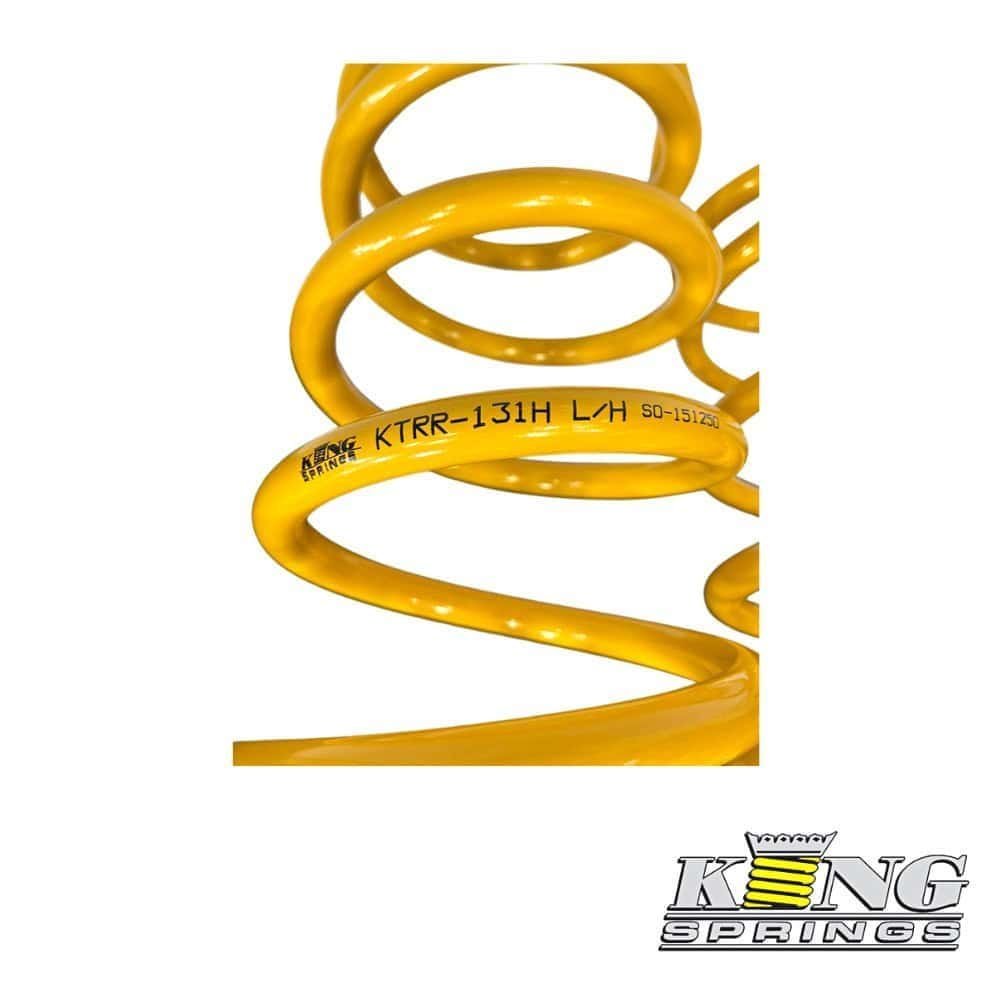 High-quality yellow coil spring for industrial or automotive applications from Al Shiba General Trad.