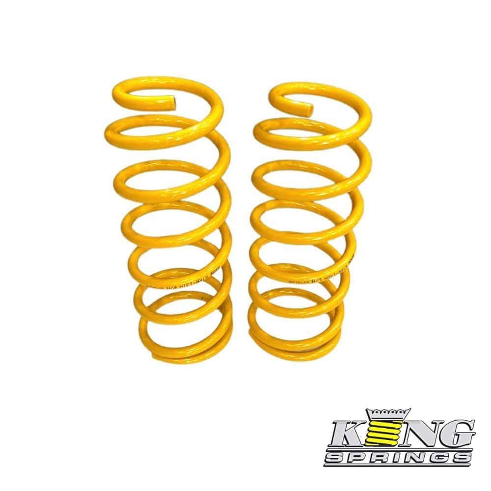 High-quality yellow coil springs for industrial and automotive applications. Durable and reliable su.