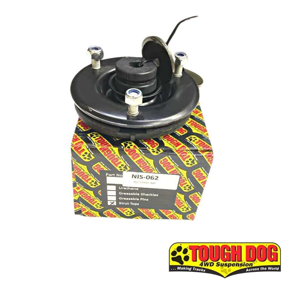 Urethane greaseable shackles for heavy-duty off-road vehicle suspension systems.