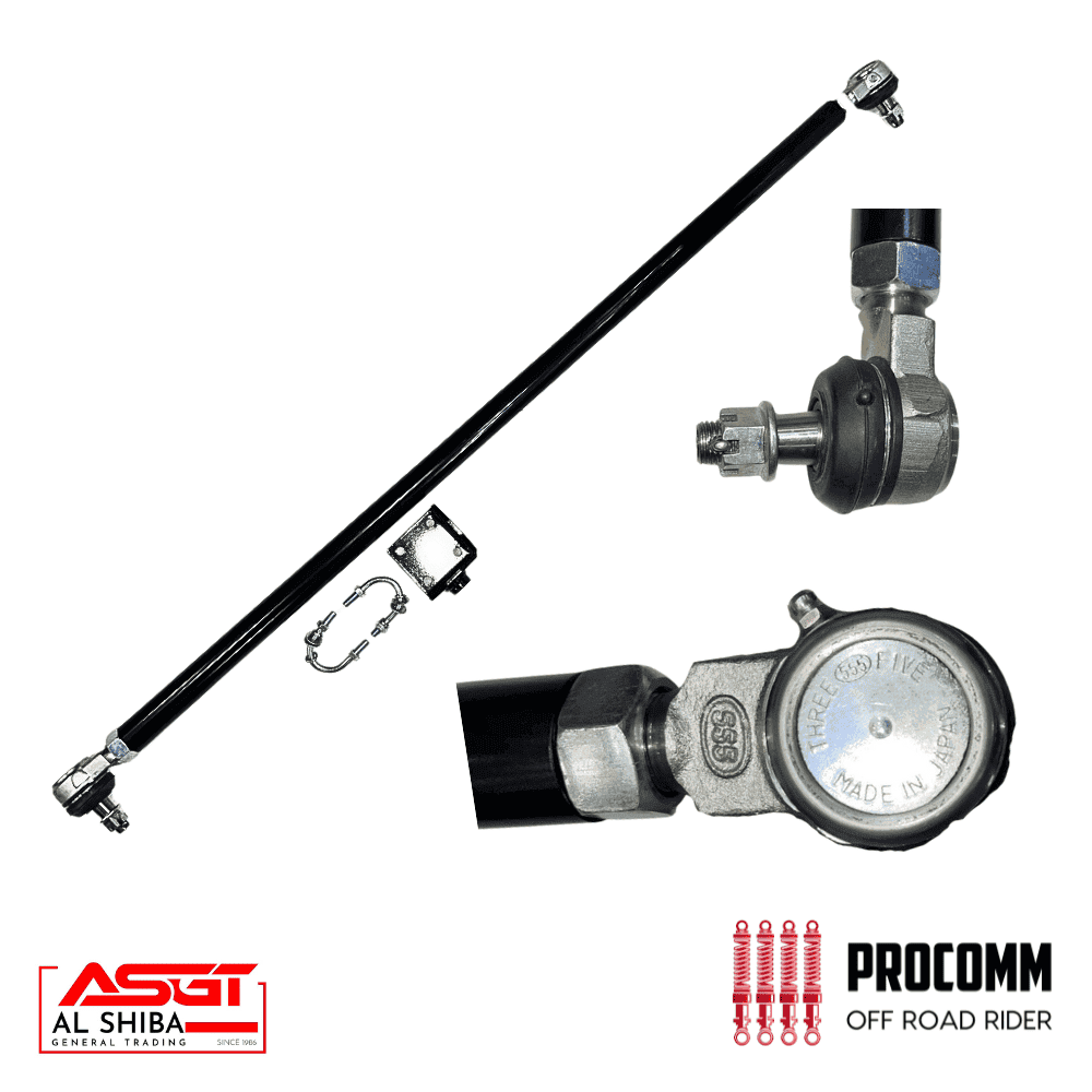 High-pressure off-road steering damper and suspension components for vehicles.