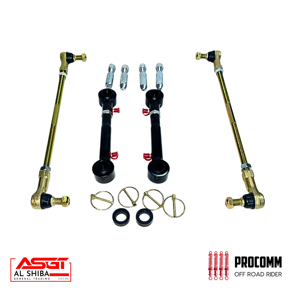 Automotive suspension parts and off-road rider accessories from Al Shiba General Trading.