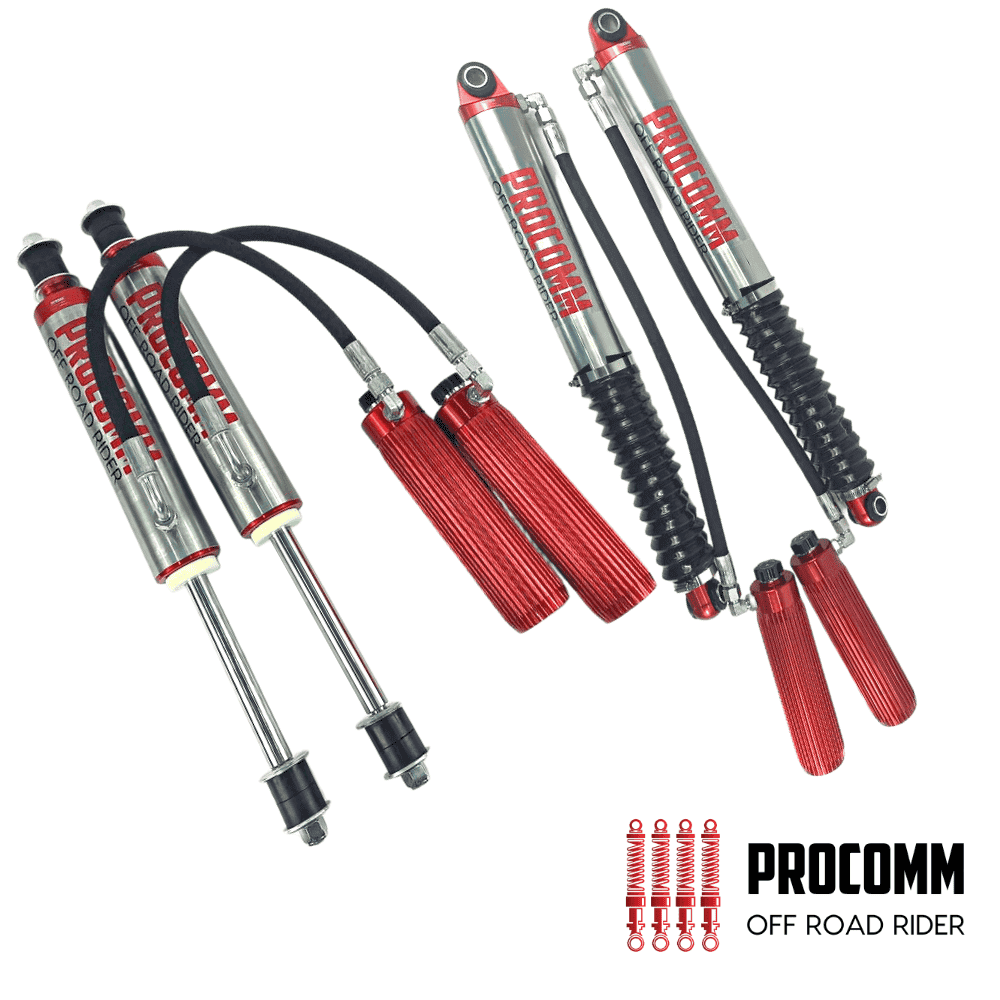 High-performance off-road shock absorbers for rugged terrain and vehicle suspension systems.