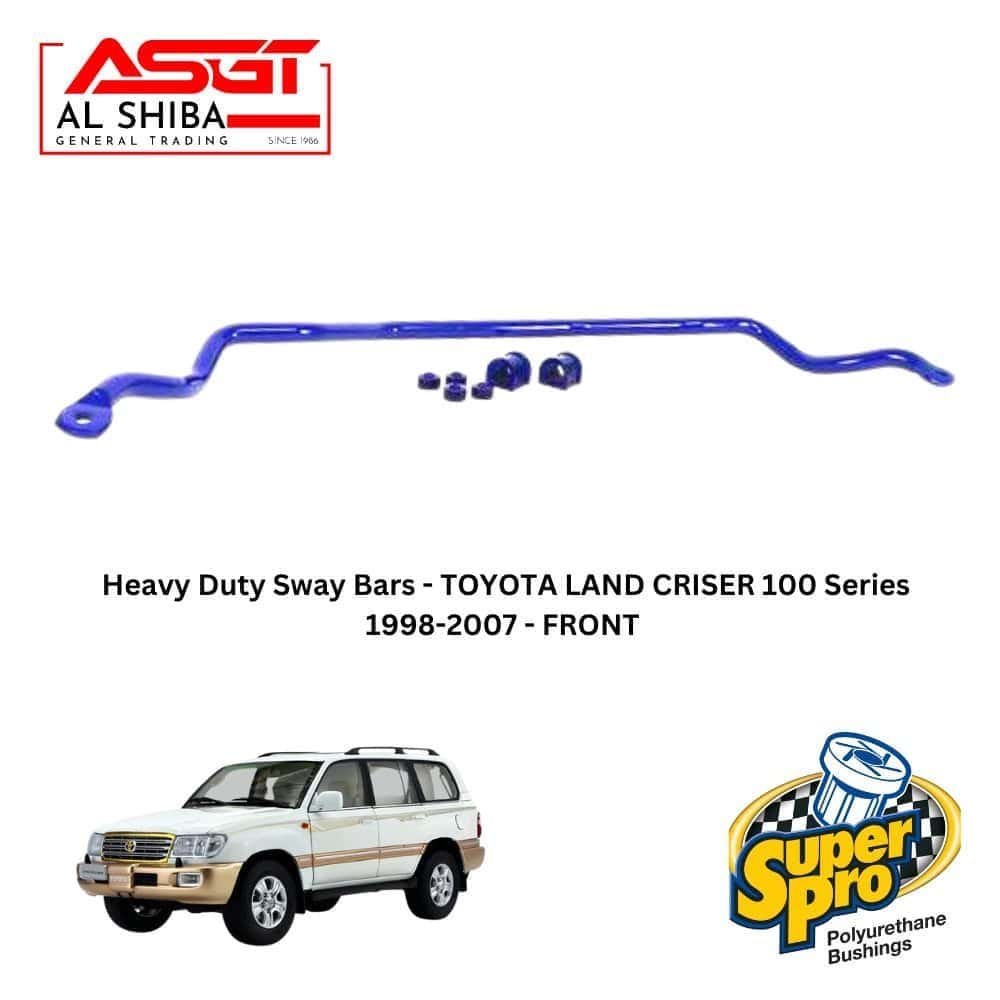 Heavy duty sway bar for Toyota Land Cruiser 100 Series, 1998-2007, front suspension, durable automot.