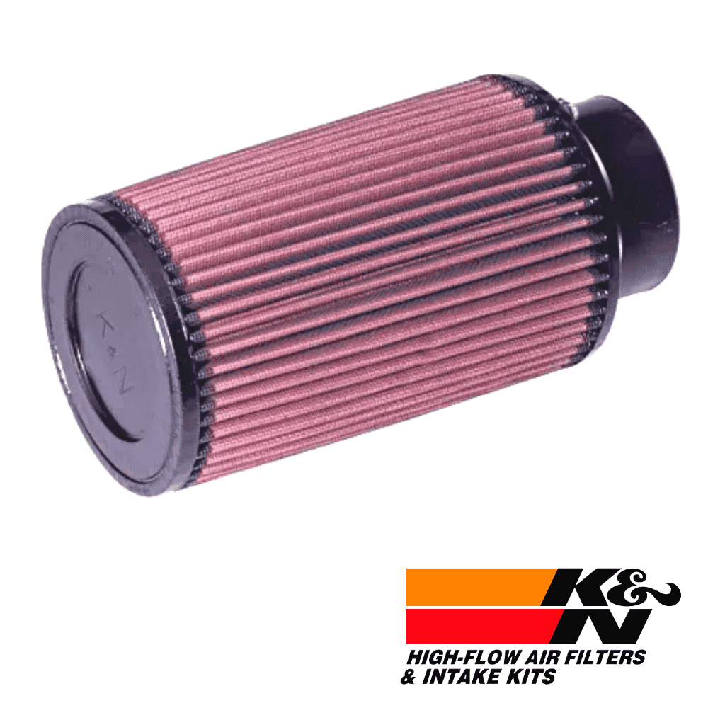 High-flow air filter for automotive engines, durable and efficient filtration.
