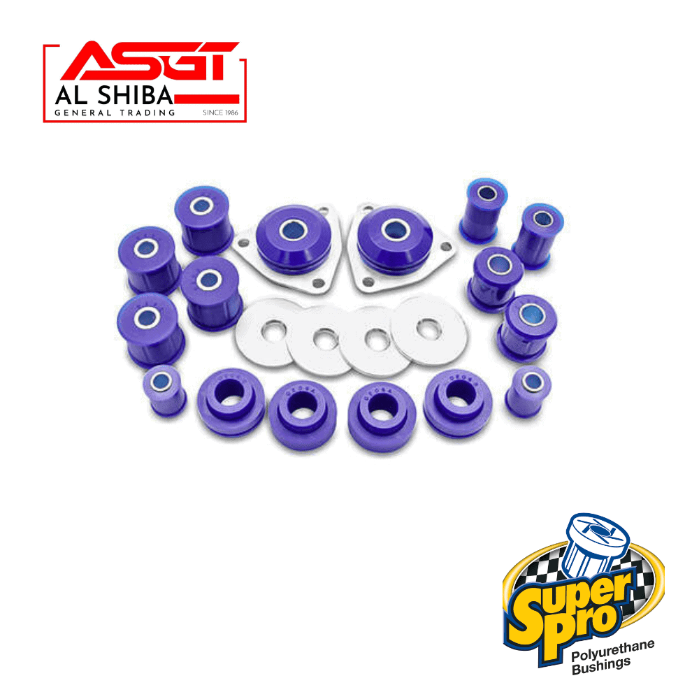 High-quality polyurethane bushings for automotive suspension systems from Al Shiba General Trading.