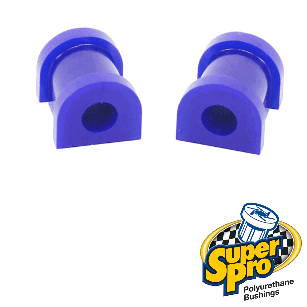 Polyurethane suspension bushings for automotive suspension systems, blue color, high durability.