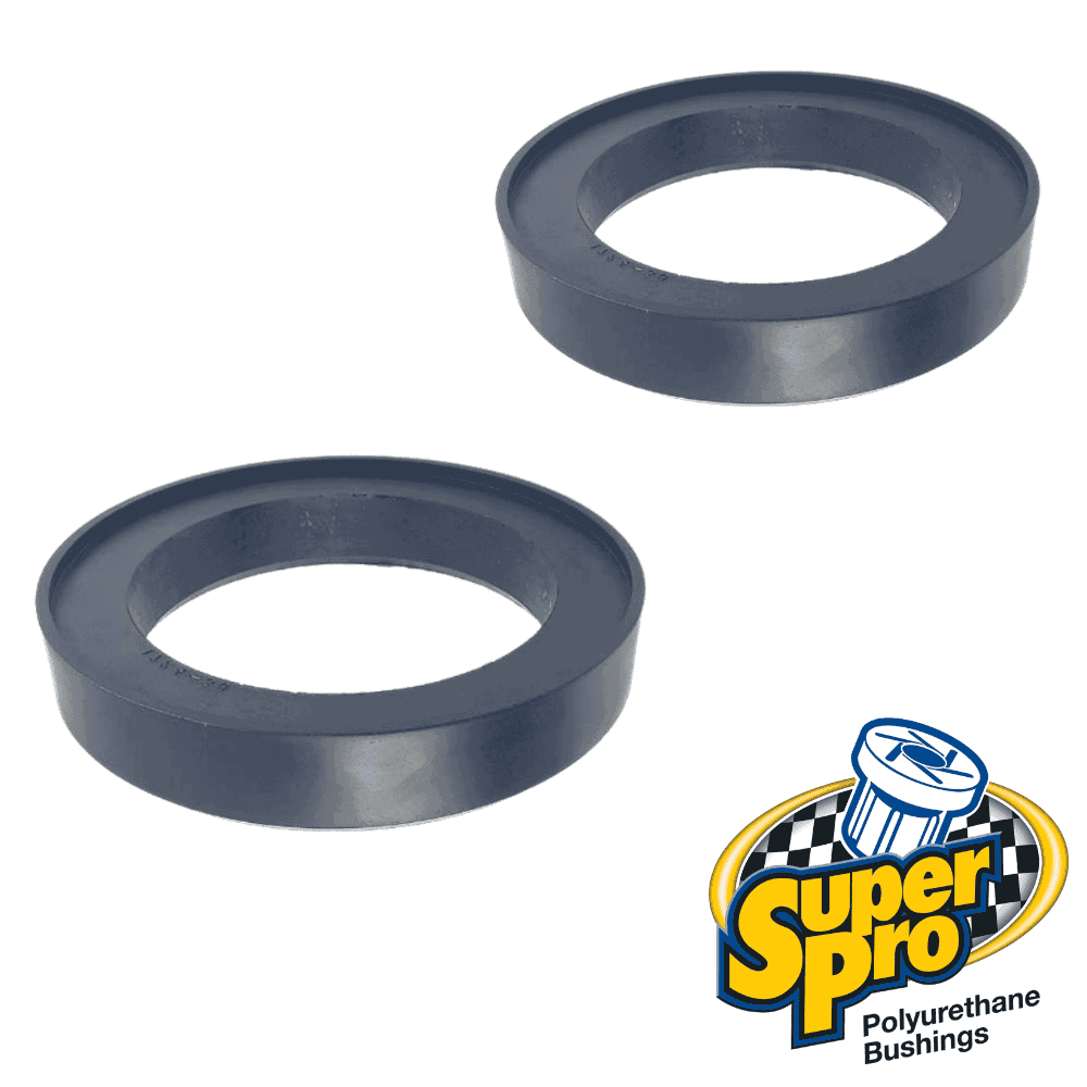High-quality polyurethane bushings for automotive suspension systems.