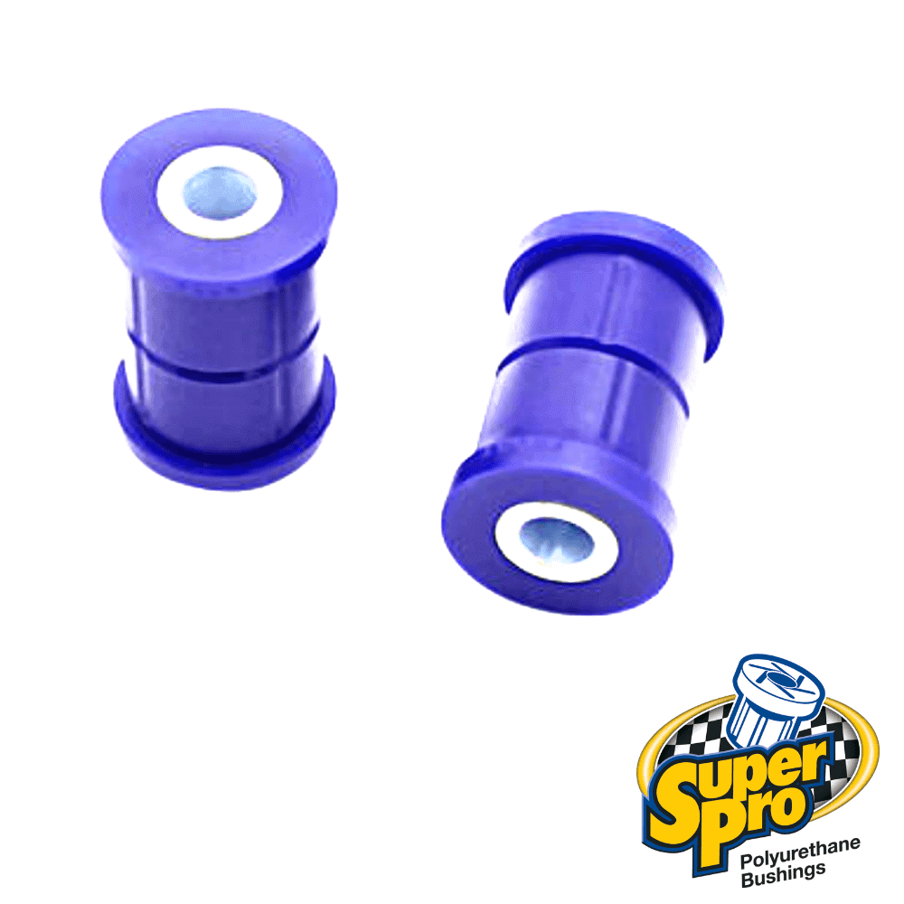 Blue polyurethane bushings for automotive suspension, high-quality and durable.