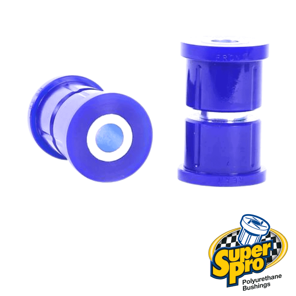 Blue polyurethane suspension bushings for automotive applications, durable and high-quality.