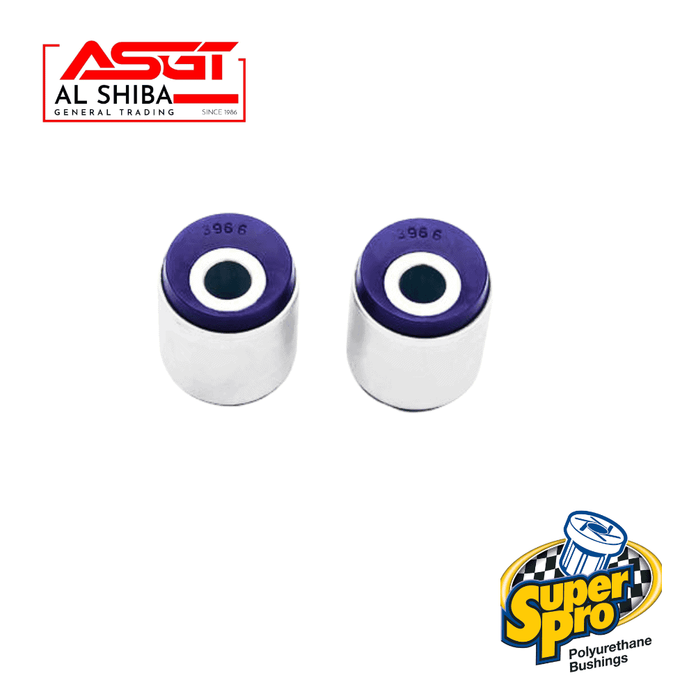 Polyurethane bushings for automotive suspension, high-quality Super Pro brand.