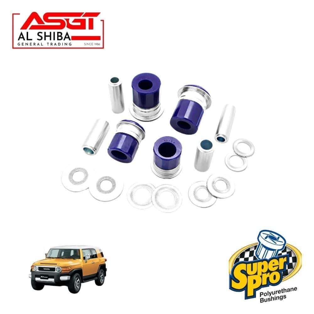 Polyurethane bushings for automotive suspension from Al Shiba General Trading.