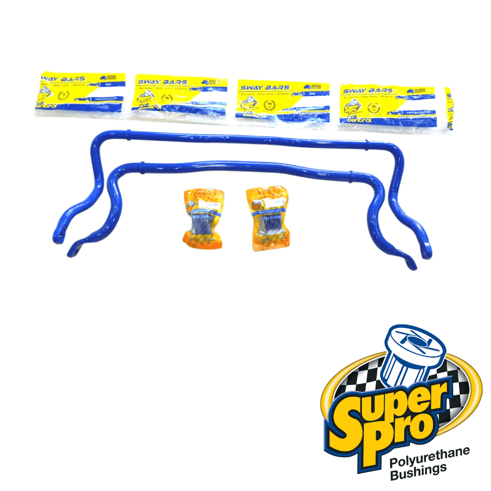 Polyurethane bushings and sway bars for automotive suspension systems from Al Shiba General Trading.