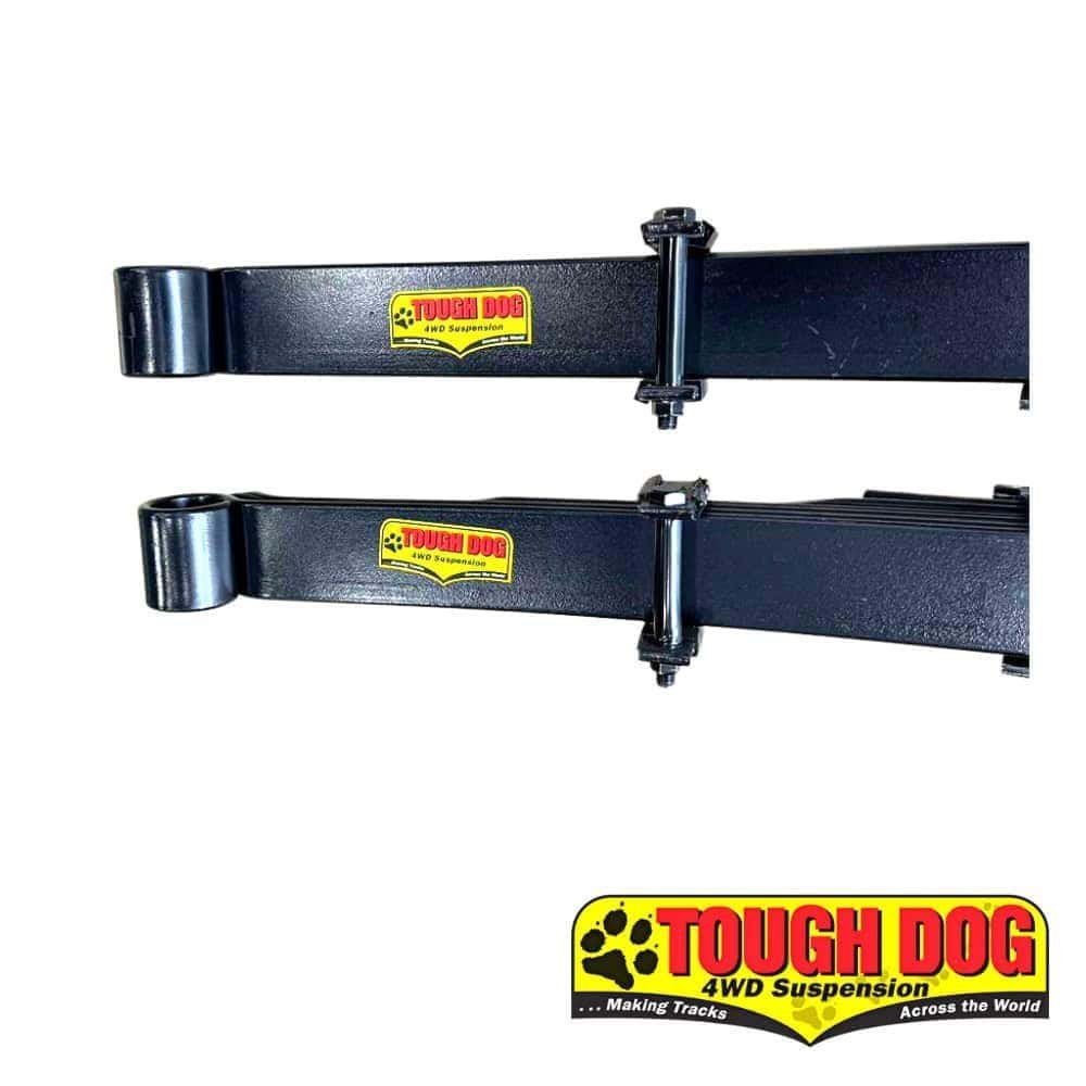 Heavy-duty 4WD suspension parts from Tough Dog, designed for off-road vehicles and durability.