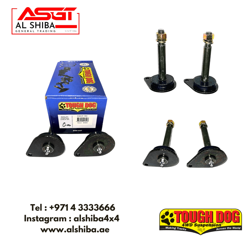 Heavy-duty automotive suspension parts for trucks and 4x4 vehicles.