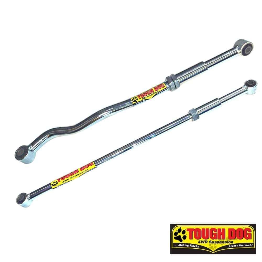 Heavy-duty automotive suspension stabilizer bars for off-road vehicles.