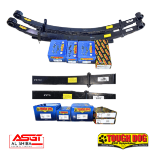Heavy-duty vehicle suspension parts and shock absorbers from Al Shiba General Trading.